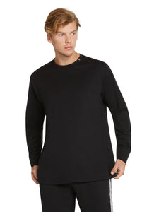 Men's Long Sleeve Shirt Plain Black