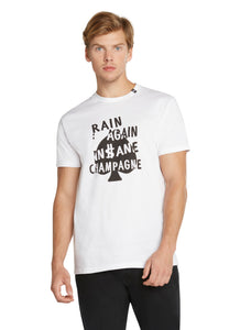 Men's Shirt Rain Champagne White