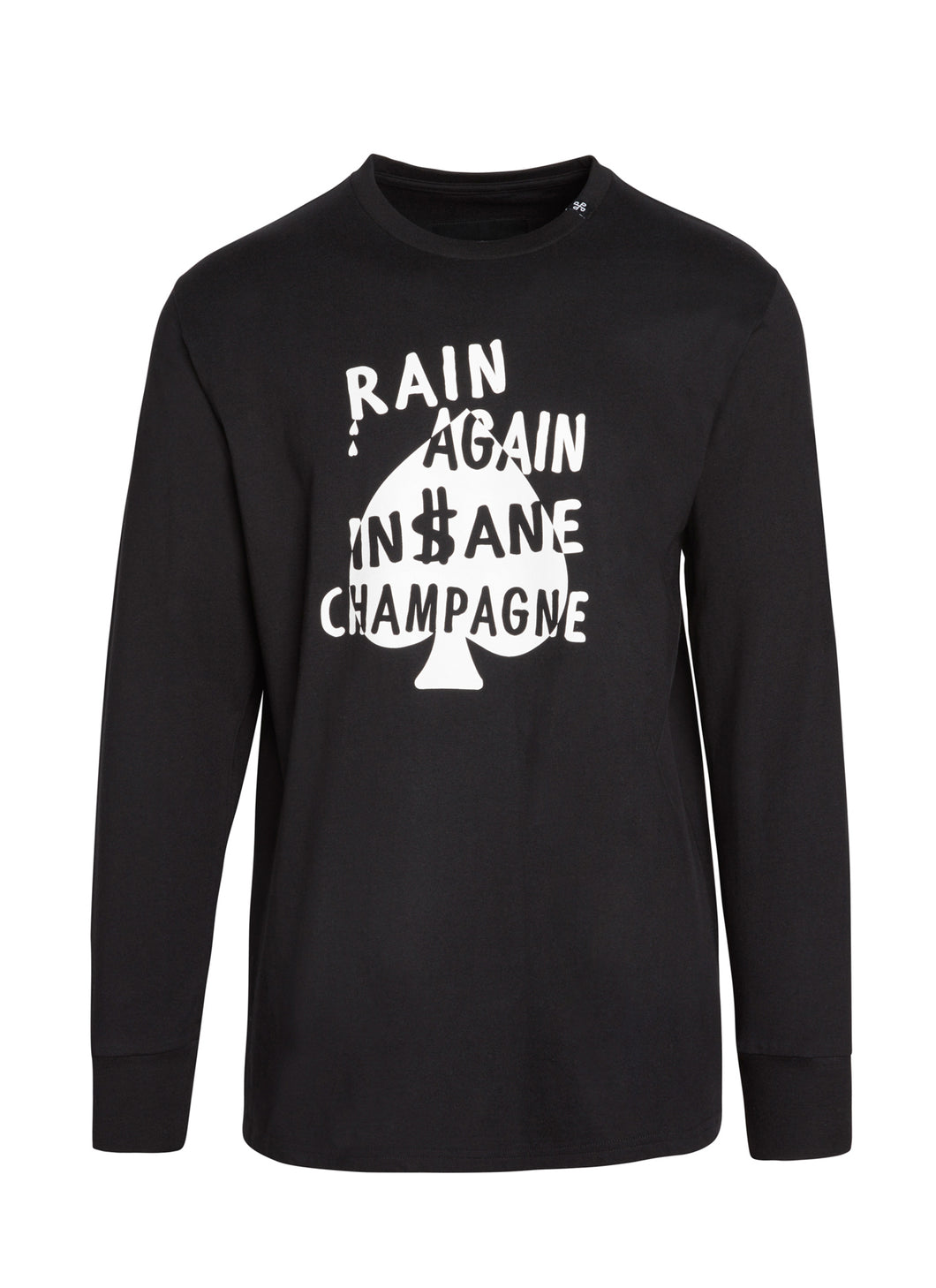 Men's Long Sleeve Shirt Rain Champagne Black