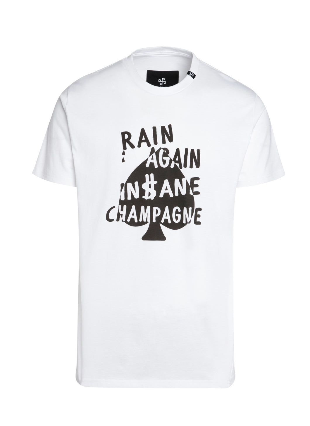 Men's Shirt Rain Champagne White
