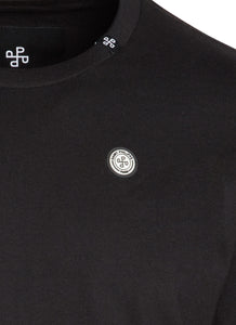 Men's Long Sleeve Shirt Logo Patch Black