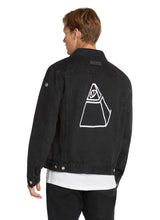 Pyramid Denim Jacket Black