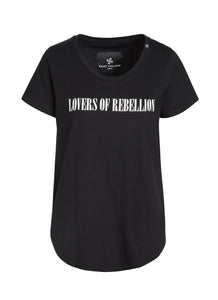 Women's Lovers of Rebellion Shirt Black
